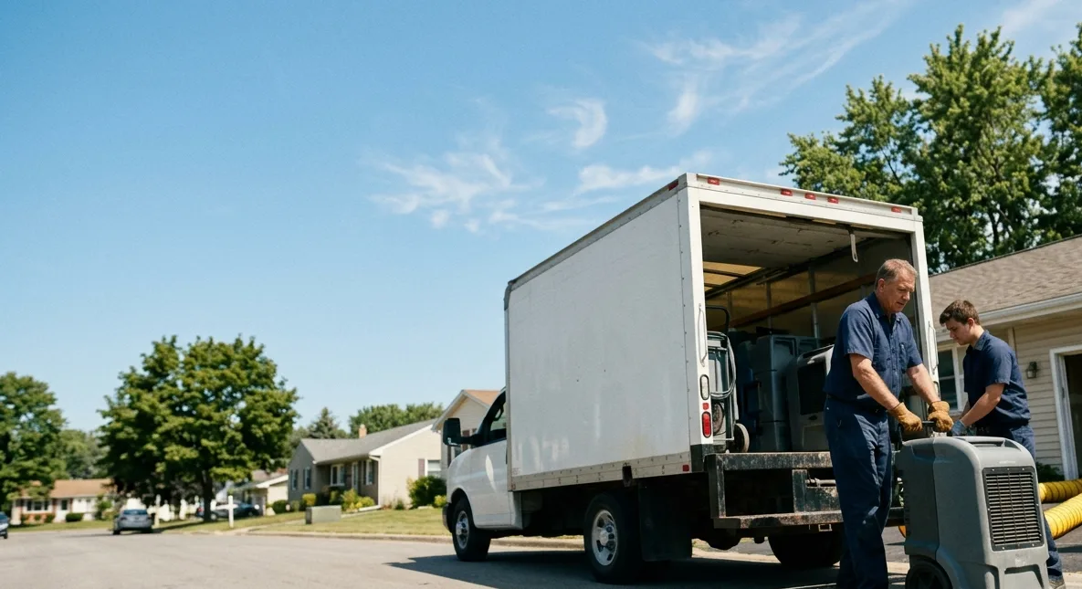 Water Damage Cleanup in West Liberty, IA near me